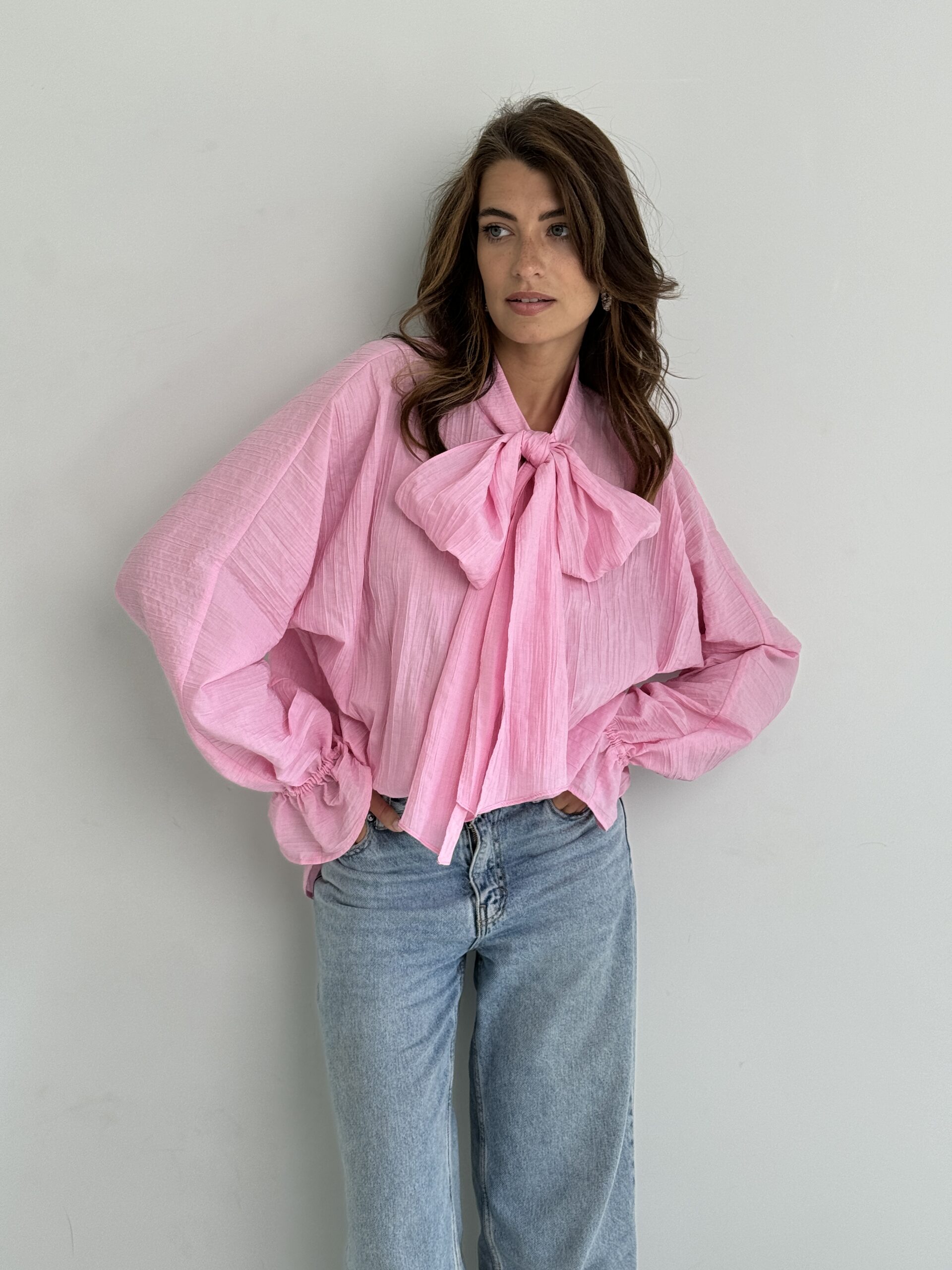 Palaidinė su kaspinu ''Valery'' PINK